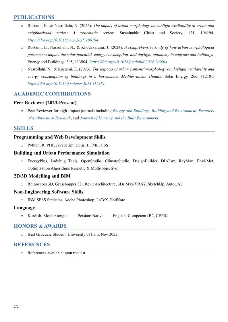 CV page 2
