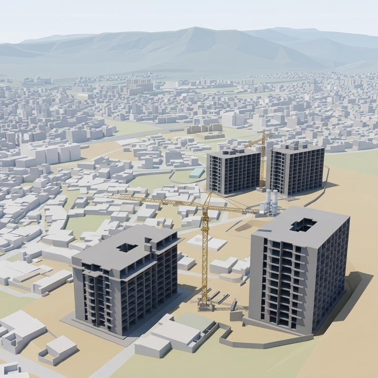 3D Urban Modeling without GIS